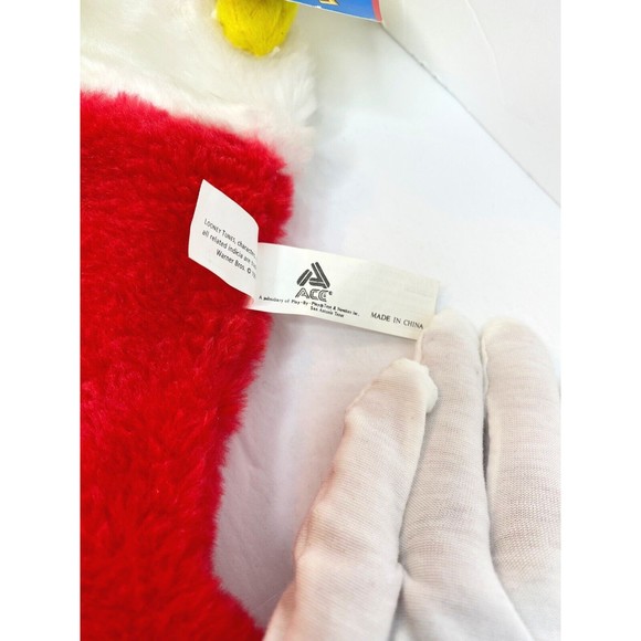 NWT Warner Brothers Looney Tunes Plush Tweety Bird Christmas Stocking Cartoon 97 - Picture 6 of 15